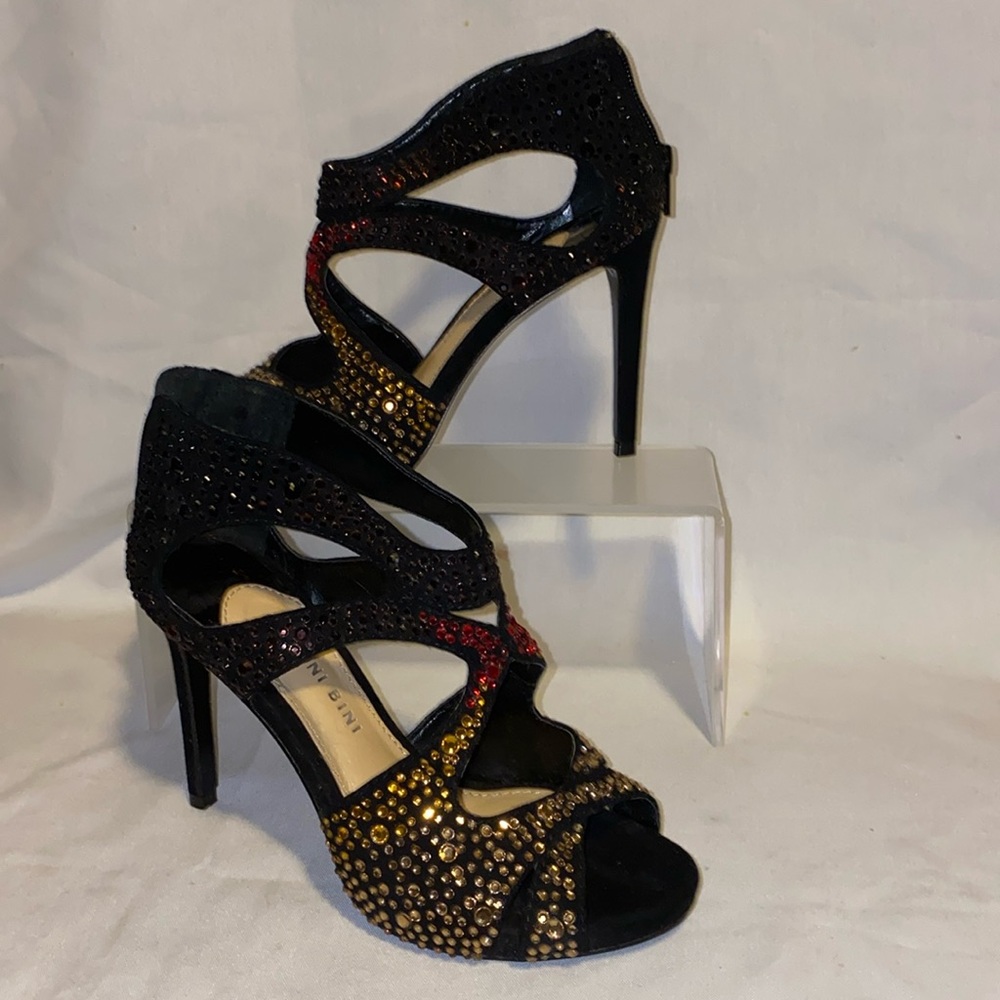 Gianni Bini Embellished Strappy Heels size 5.5